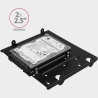 Axagon RHD-435 Reduction for 4x 2.5" HDD (2x 2.5" HDD/SSD & 1x 3.5" HDD) into 5.25" position, black