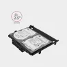 Axagon RHD-435 Reduction for 4x 2.5" HDD (2x 2.5" HDD/SSD & 1x 3.5" HDD) into 5.25" position, black
