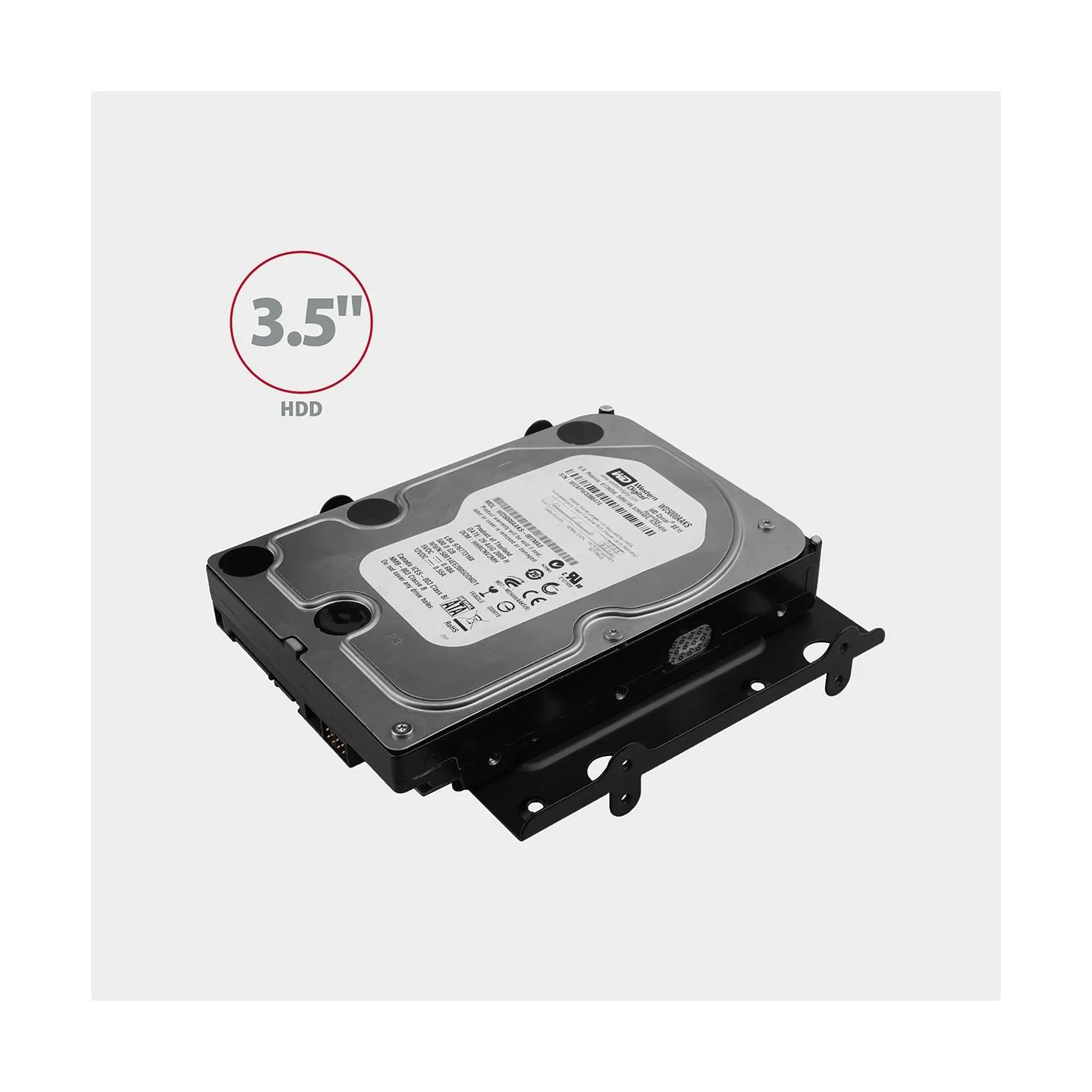 Axagon RHD-435 Reduction for 4x 2.5" HDD (2x 2.5" HDD/SSD & 1x 3.5" HDD) into 5.25" position, black
