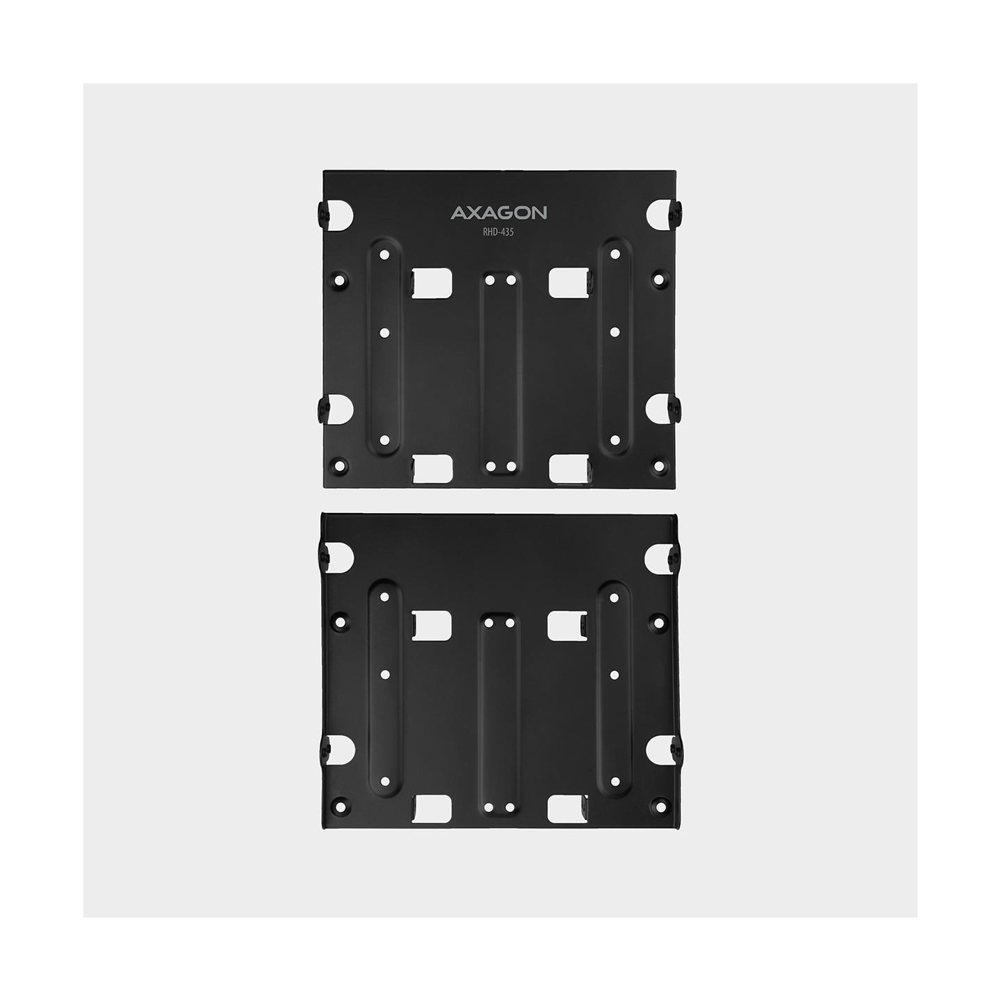 Axagon RHD-435 Reduction for 4x 2.5" HDD (2x 2.5" HDD/SSD & 1x 3.5" HDD) into 5.25" position, black