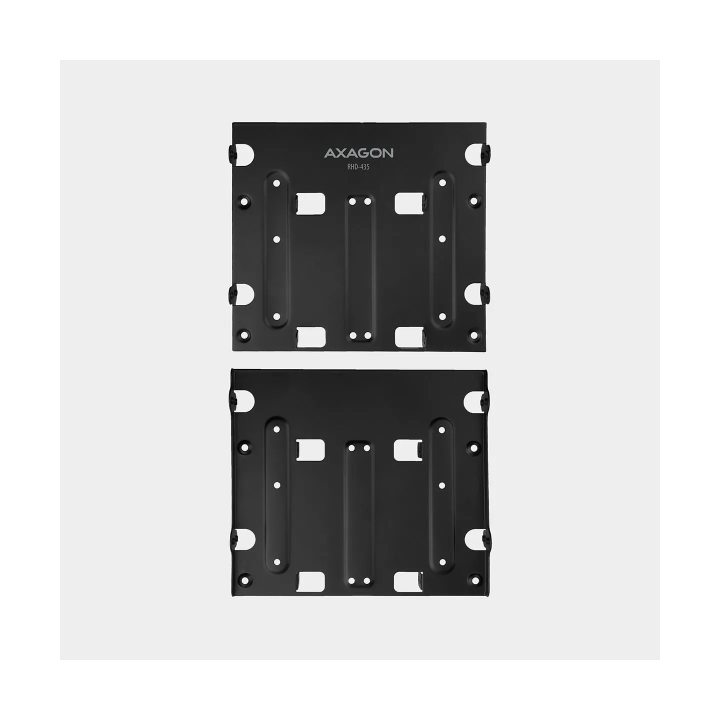 Axagon RHD-435 Reduction for 4x 2.5" HDD (2x 2.5" HDD/SSD & 1x 3.5" HDD) into 5.25" position, black