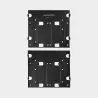Axagon RHD-435 Reduction for 4x 2.5" HDD (2x 2.5" HDD/SSD & 1x 3.5" HDD) into 5.25" position, black
