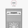 Axagon RHD-435 Reduction for 4x 2.5" HDD (2x 2.5" HDD/SSD & 1x 3.5" HDD) into 5.25" position, black