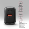 Axagon ACU-PQ67D PD&QC 67W wal l charger LED display
