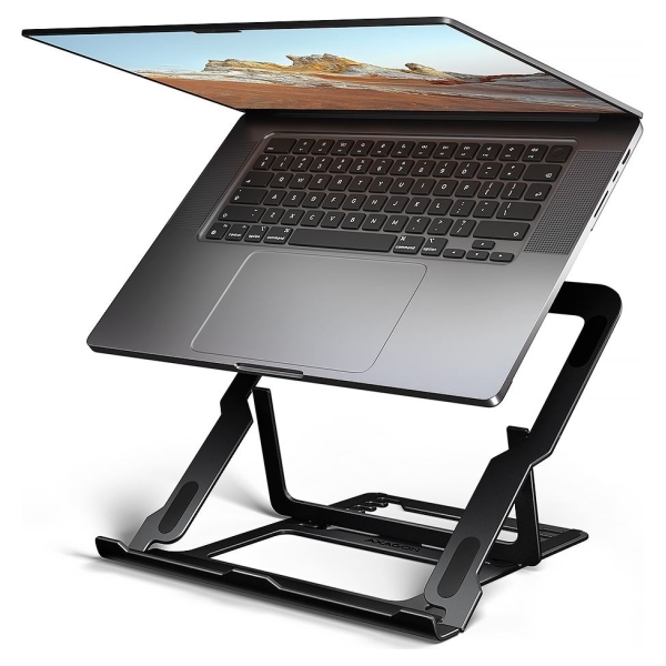 Axagon STND-LAB ALU stand for 10" - 17,3" laptops, 8 adjustable angles, black