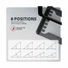 Axagon STND-LAB ALU stand for 10" - 17,3" laptops, 8 adjustable angles, black