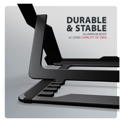 Axagon STND-LAB ALU stand for laptops 10-17 8 positio