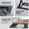 Axagon STND-LAB ALU stand for laptops 10-17 8 positio