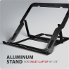 Axagon STND-LAB ALU stand for 10" - 17,3" laptops, 8 adjustable angles, black
