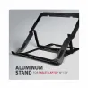 Axagon STND-LAB ALU stand for 10" - 17,3" laptops, 8 adjustable angles, black