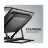 Axagon STND-LAB ALU stand for laptops 10-17 8 positio