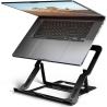 Axagon STND-LAB ALU stand for 10" - 17,3" laptops, 8 adjustable angles, black
