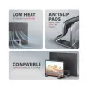 Axagon STND-VG vertical stand for laptops and tablets. Aluminum stand for vertical insertion of laptops sized 10-17.3. Adjustabl
