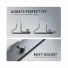 Axagon STND-VG vertical stand for laptops and tablets. Aluminum stand for vertical insertion of laptops sized 10-17.3. Adjustabl