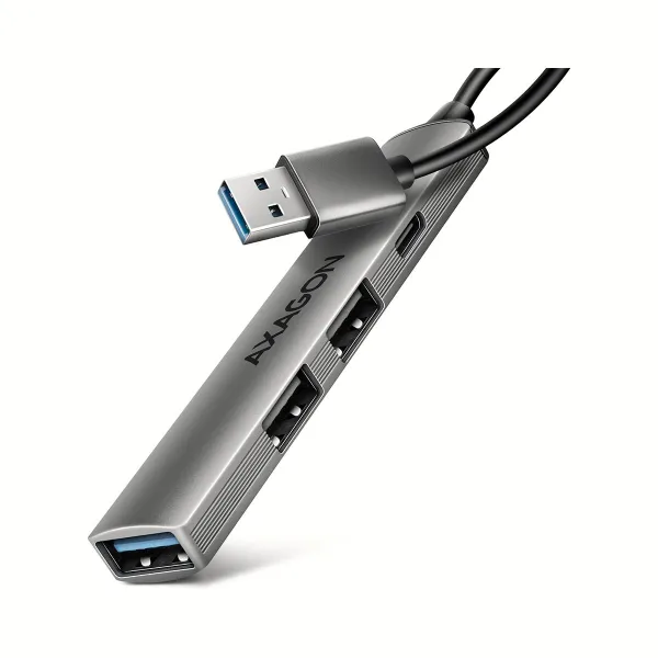 Axagon HUE-STA ALU STRIP USB-A 4 port hub