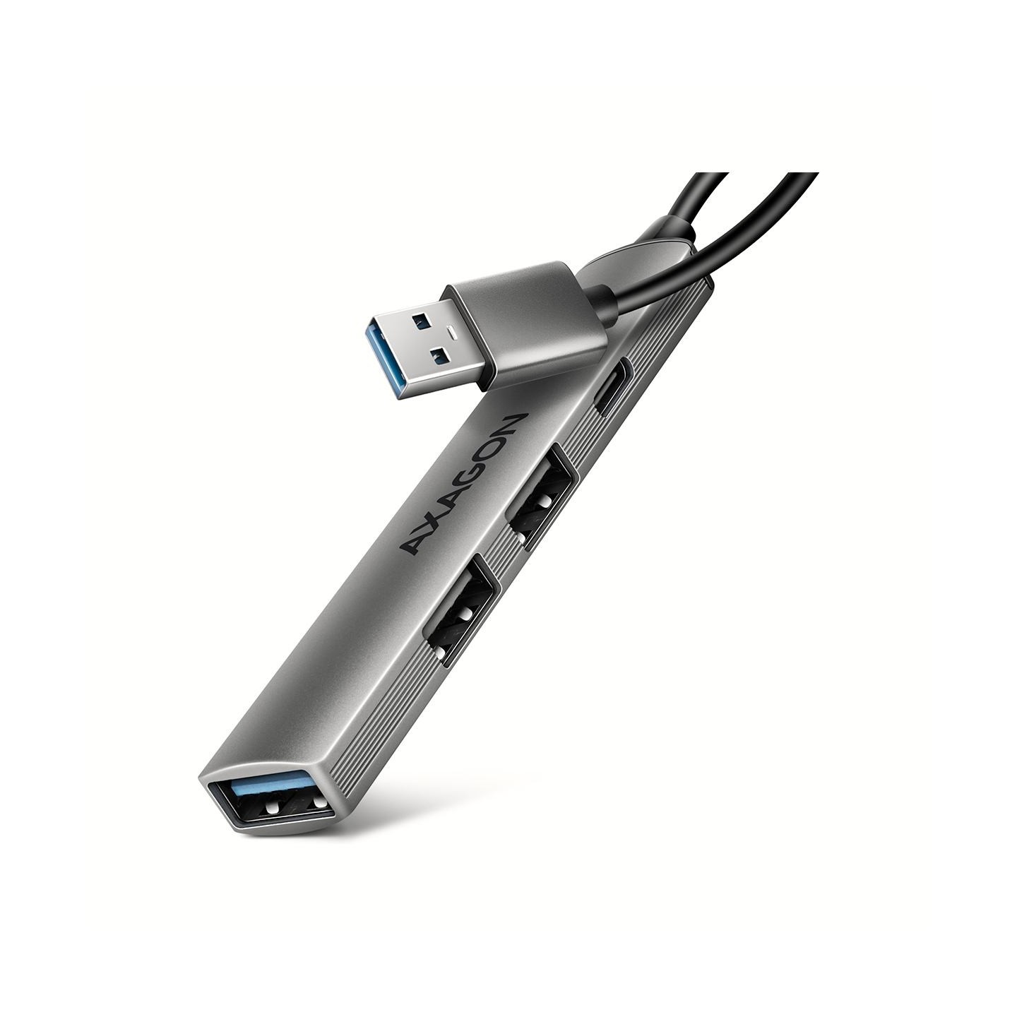 Axagon HUE-STA ALU STRIP USB-A 4 port hub