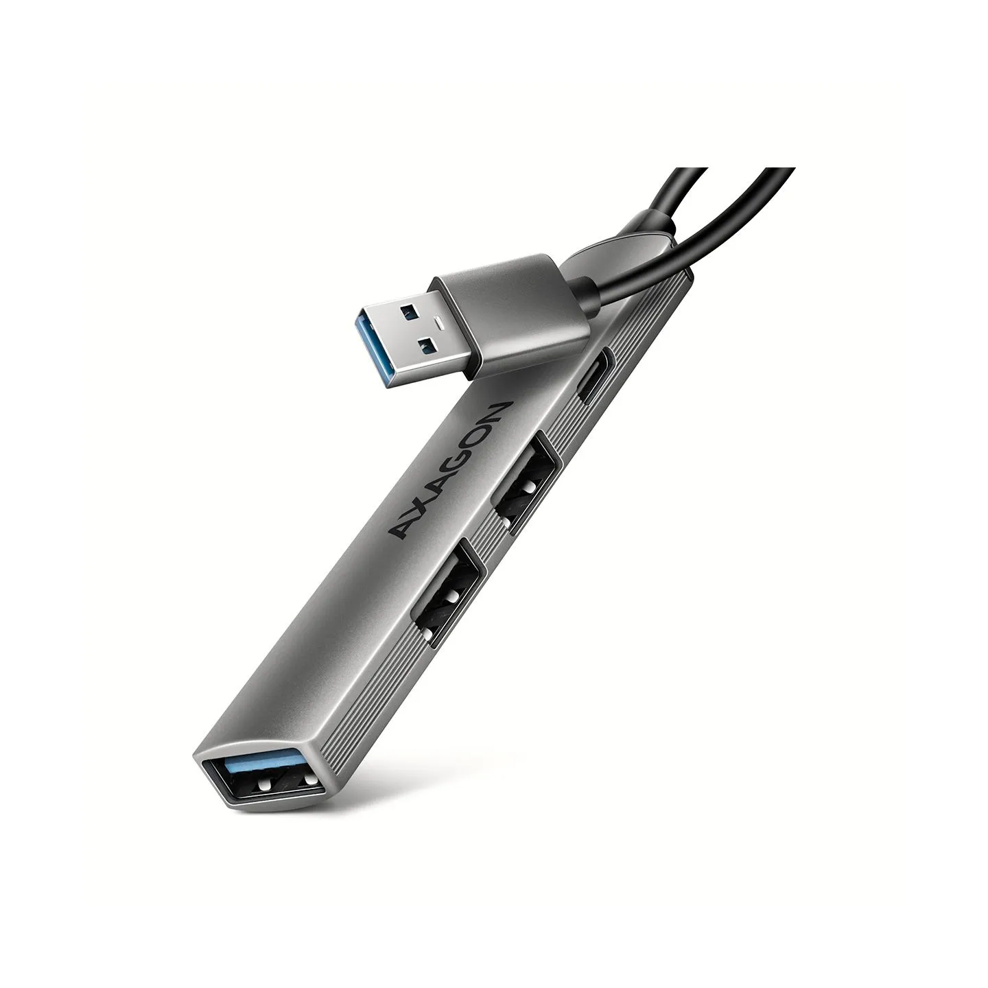 Axagon HUE-STA ALU STRIP USB-A 4 port hub