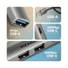 Axagon HUE-STA ALU STRIP USB-A 4 port hub