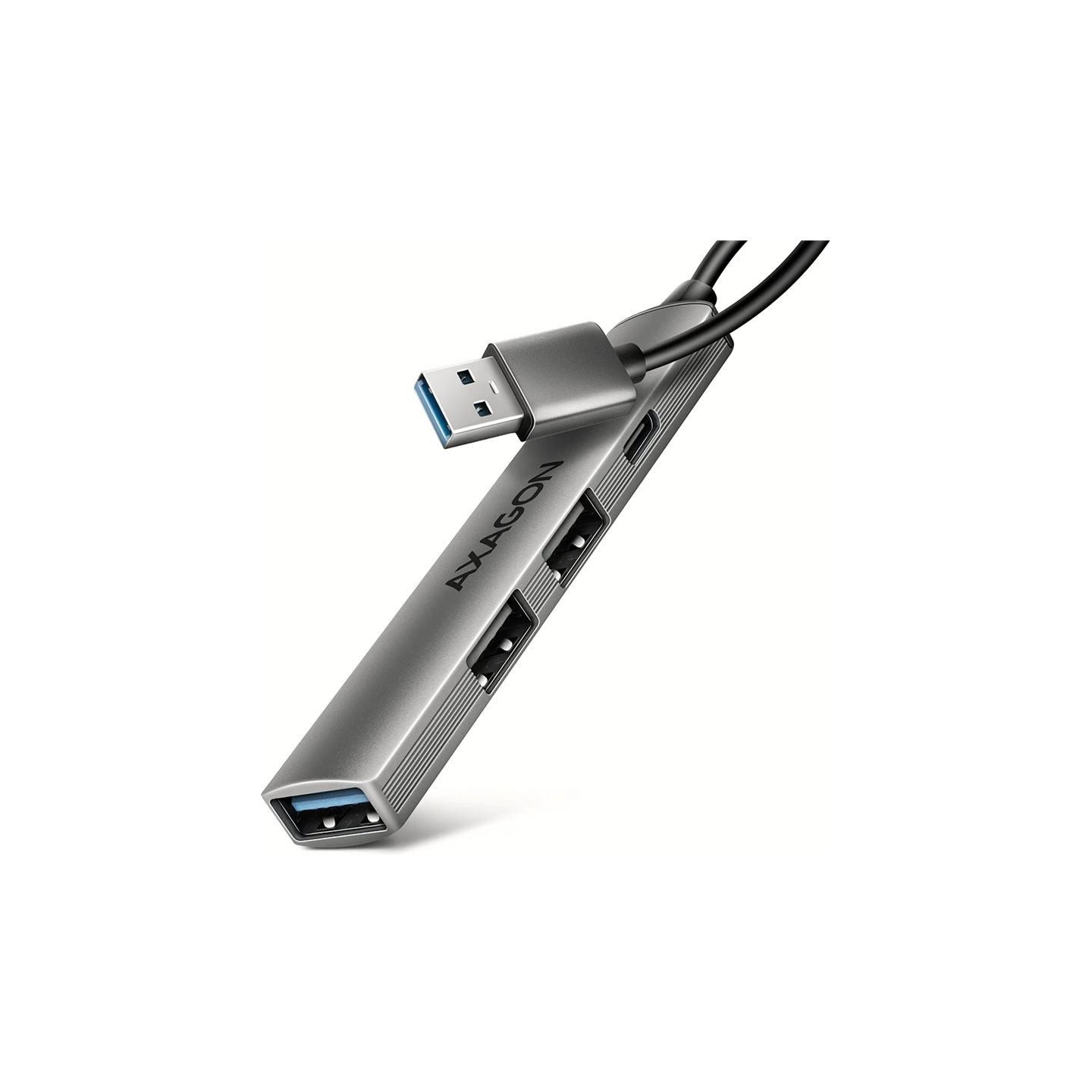 Axagon HUE-STA ALU STRIP USB-A 4 port hub