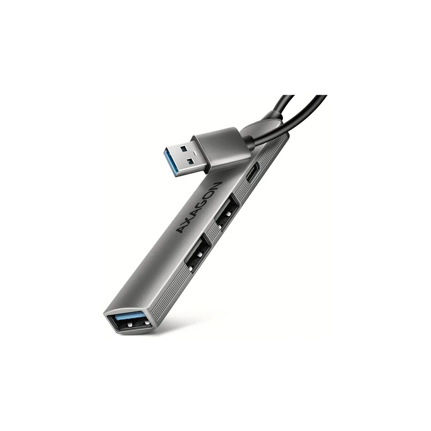 Axagon HUE-STA ALU STRIP USB-A 4 port hub