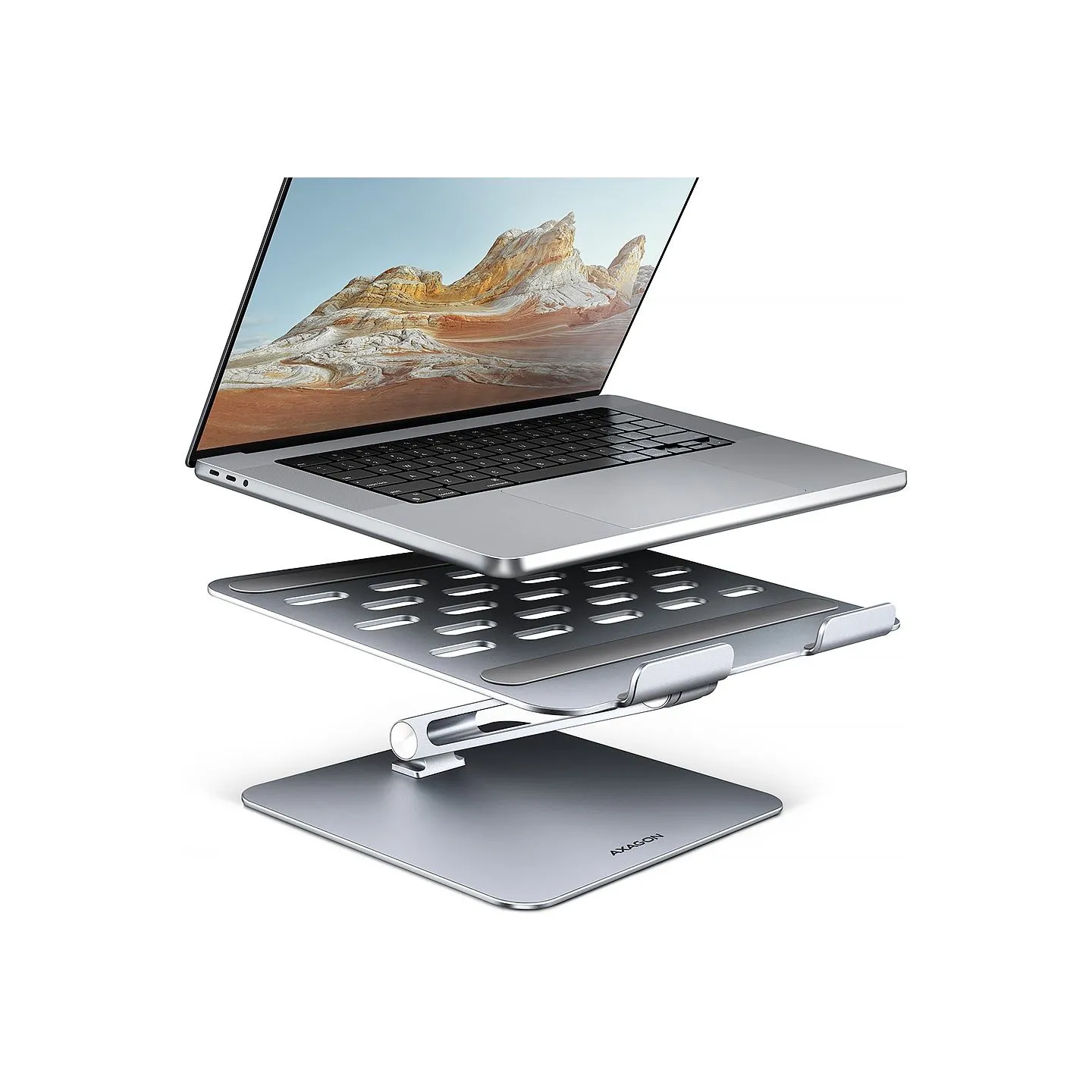 Axagon STND-LQ HQ ALU stand fo r laptop 10-16 adjustab