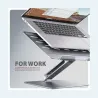 Axagon STND-LQ HQ ALU stand fo r laptop 10-16 adjustab