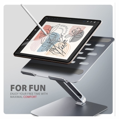 Axagon STND-LQ HQ ALU stand fo r laptop 10-16 adjustab