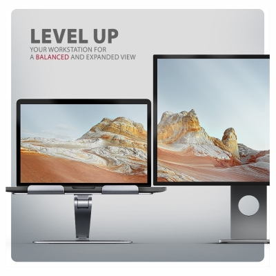 Axagon STND-LQ HQ ALU stand fo r laptop 10-16 adjustab