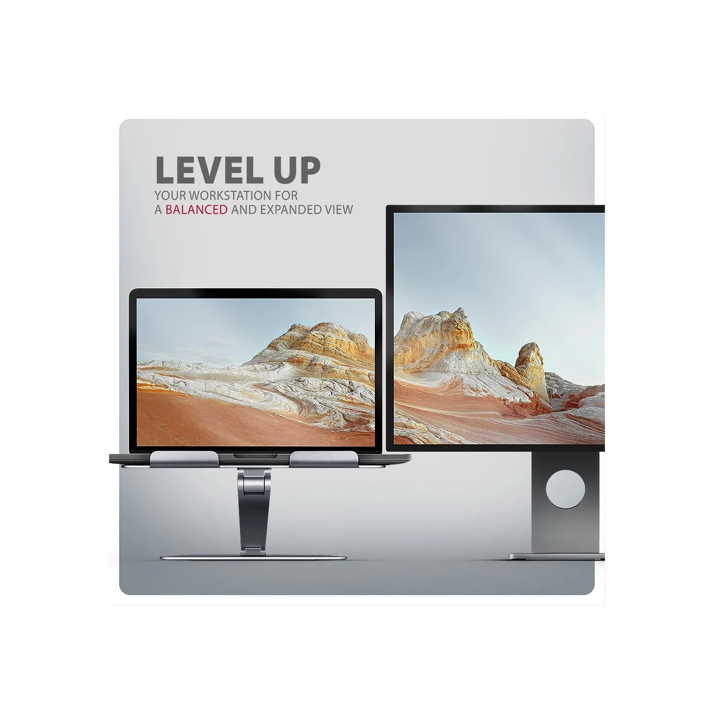 Axagon STND-LQ HQ ALU stand fo r laptop 10-16 adjustab