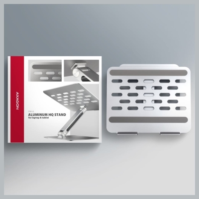 Axagon STND-LQ HQ ALU stand fo r laptop 10-16 adjustab