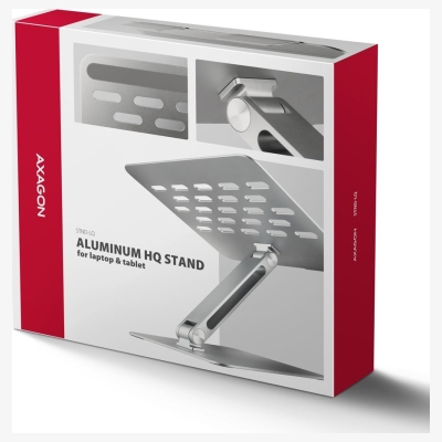 Axagon STND-LQ HQ ALU stand fo r laptop 10-16 adjustab