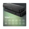 Axagon HMC-U4 USB4 dock, 3x USB-A, 2x USB-C, HDMI & DP 8K/30Hz, RJ-45, SD/mSD, audio, PD  