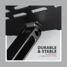 Axagon STND-LQB stand for notebooks and tablets. Aluminum HQ stand for laptops size 10-17.3. Adjustable height and angle. Black.