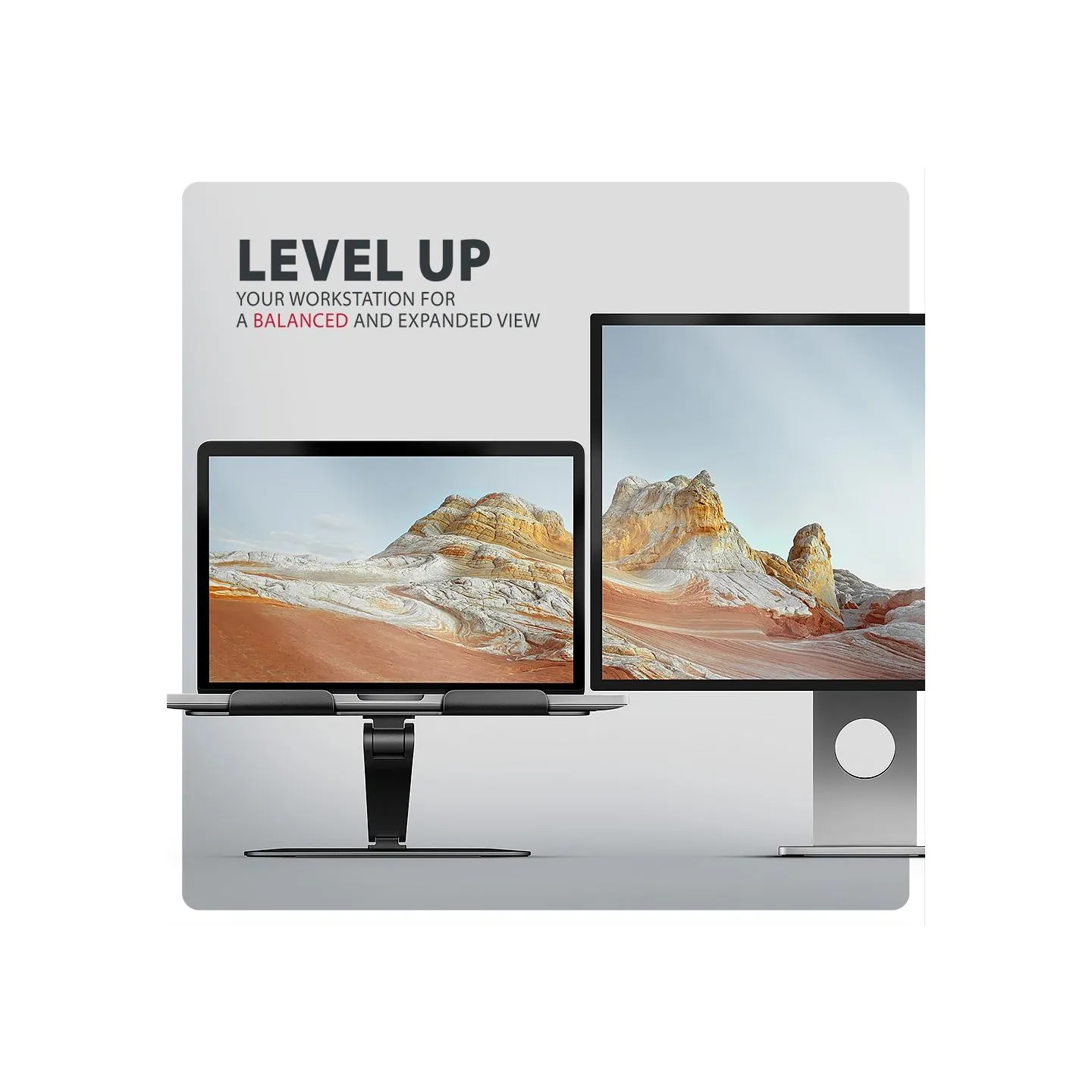 Axagon STND-LQB ALU stand for laptops 10-16 black