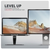 Axagon STND-LQB stand for notebooks and tablets. Aluminum HQ stand for laptops size 10-17.3. Adjustable height and angle. Black.