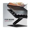 Axagon STND-LQB ALU stand for laptops 10-16 black
