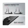 Axagon STND-VB vertical stand for laptops and tablets. Aluminum stand for vertical insertion of laptops sized 10-17.3. Adjustabl