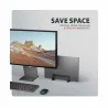 Axagon STND-VB vertical stand for laptops and tablets. Aluminum stand for vertical insertion of laptops sized 10-17.3. Adjustabl