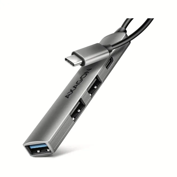 Axagon HUE-STC ALU STRIP USB-C 4 port hub