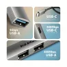 Axagon HUE-STC ALU STRIP USB-C 4 port hub
