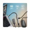 Axagon HUE-STC ALU STRIP USB-C 4 port hub