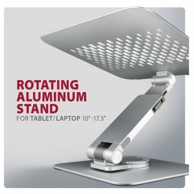 Axagon STND-LR ALU stand for laptop 10-16 adjustable