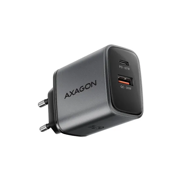 Axagon ACU-PQ67 PD3.0 & QC4+2xOUTPUTS wall charger 67W