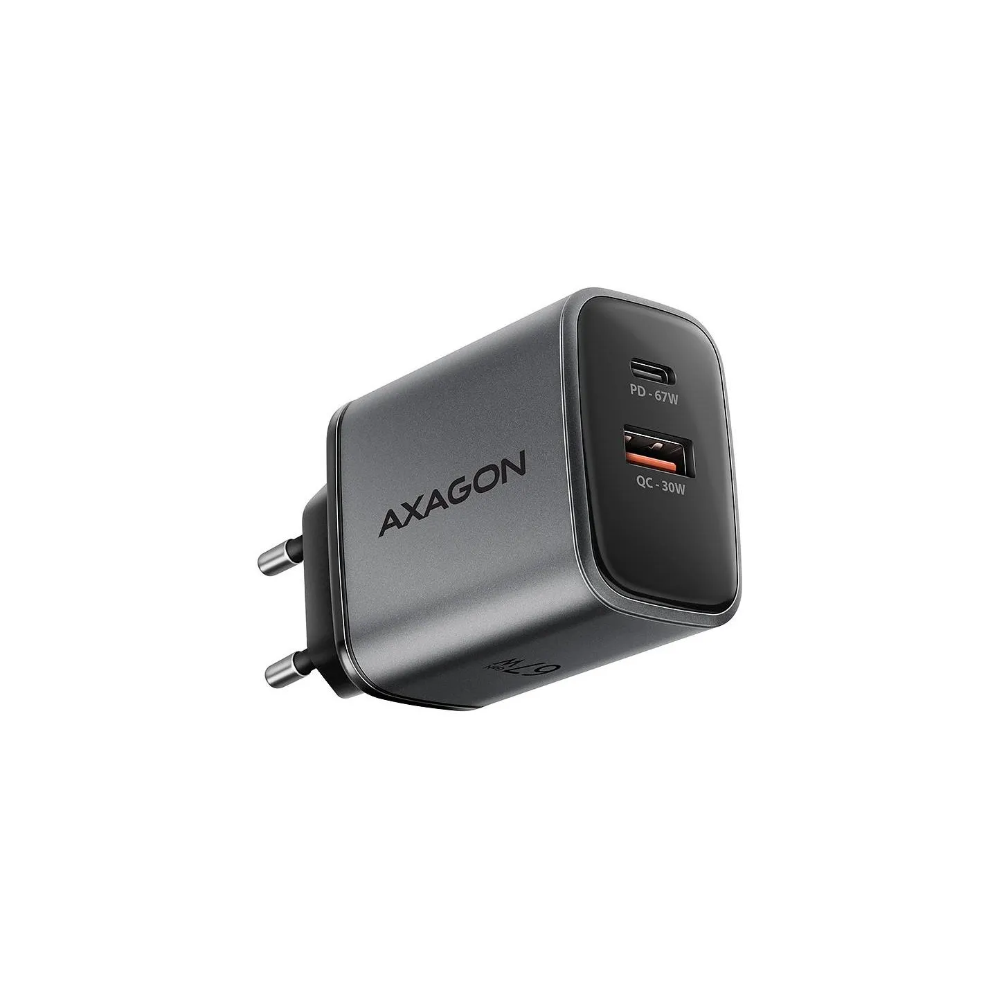 Axagon ACU-PQ67 PD3.0 & QC4+2xOUTPUTS wall charger 67W