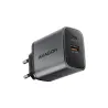 Axagon Wall charger ACU-PQ67 67W, GaN, USB-A + USB-C