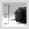 Axagon ACU-PQ67 PD3.0 & QC4+2xOUTPUTS wall charger 67W