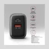 Axagon Wall charger ACU-PQ67 67W, GaN, USB-A + USB-C