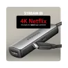 Axagon RVC-HI8KPD USB-C HDMI 8K adapter ALU PD 100W