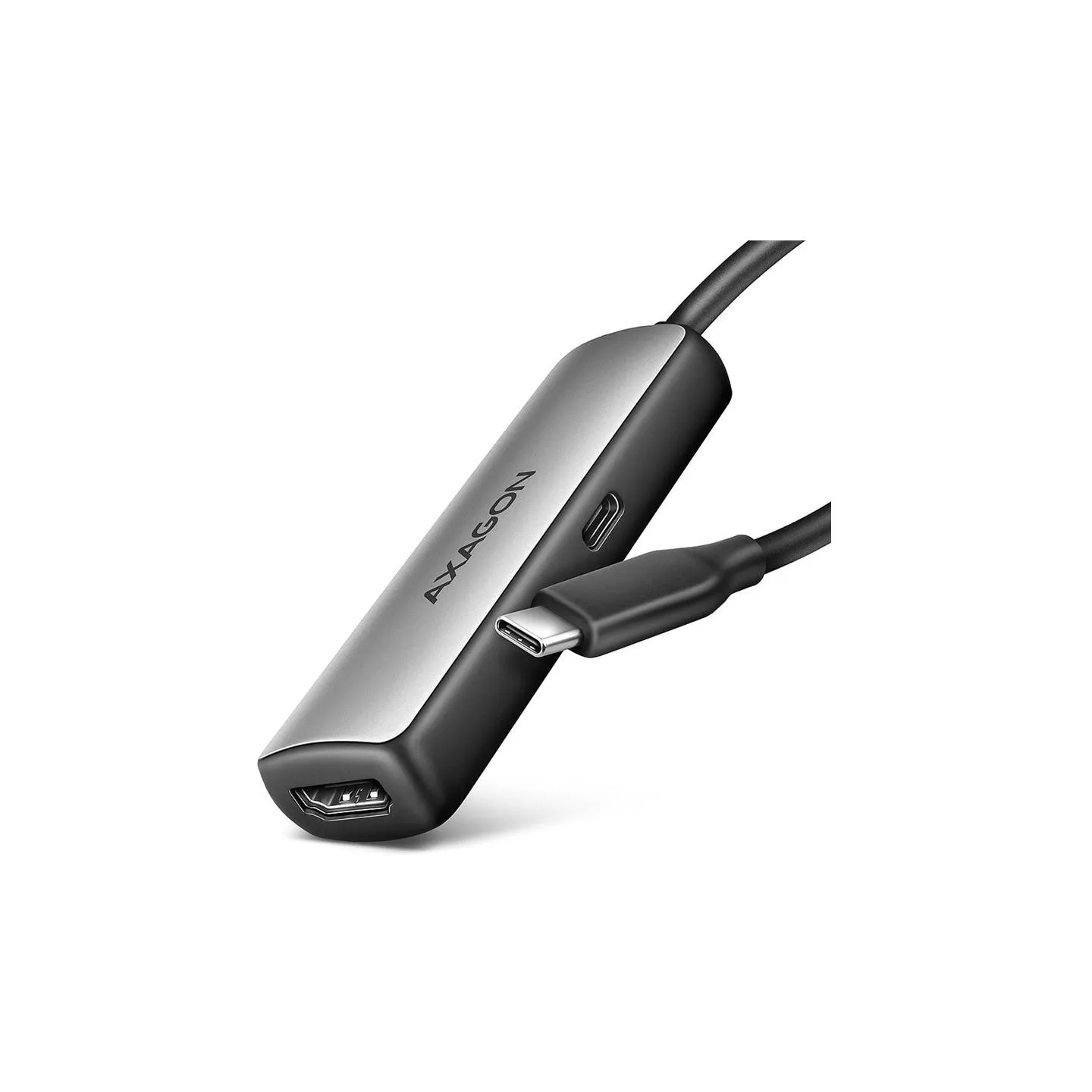 Axagon RVC-HI8KPD USB-C HDMI 8K adapter ALU PD 100W