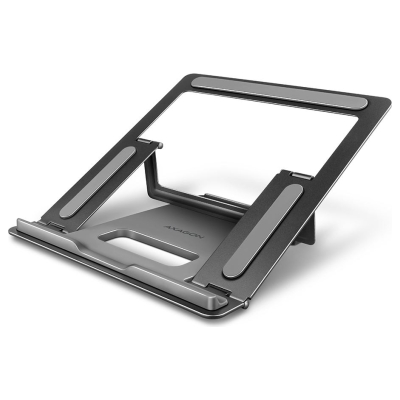 Axagon STND-L NOTEBOOK STANDAluminum stand for 10“ – 16“ notebooks. Four adjustable positions.
